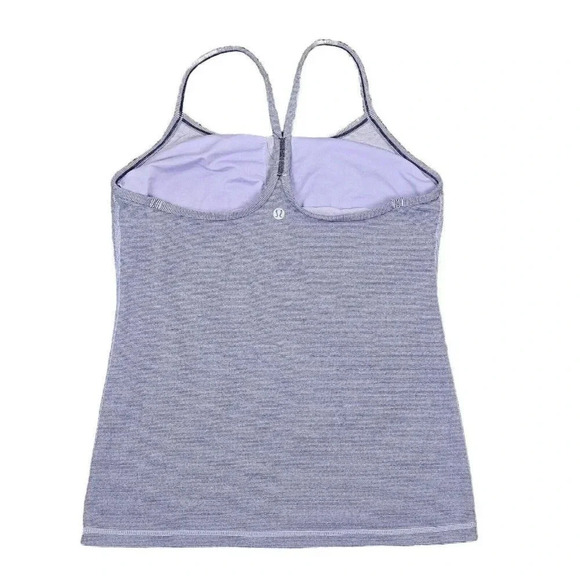Lululemon lite purple workout tank Top. Size 8‎ - Picture 2 of 5
